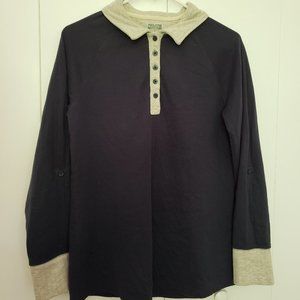 Duluth Trading - Ladies' Navy/Heather Long-sleeve